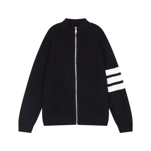 Thom Browne color-matching zip-up cardigan
